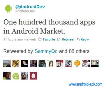 android market 十万程式