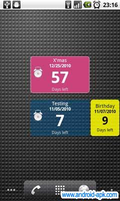 Countdown Widget 日子倒數