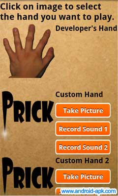 prick finger 相機 手掌