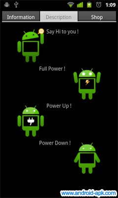 Android 机器人电池 Widget