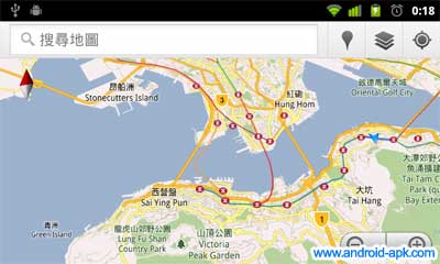 Google Maps Two Finger Rotate Nexus One