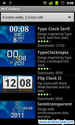 Make your clock Gallery