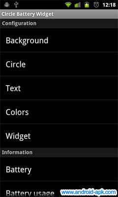 Circle Battery Widget 圓形電池小工具