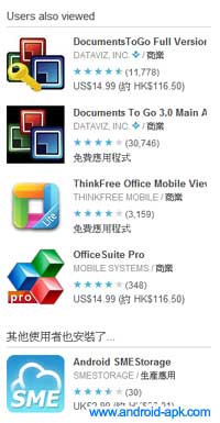 Android Market 用户