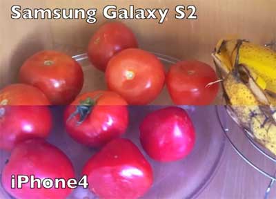 比拼! Galaxy S II vs iPhone 4