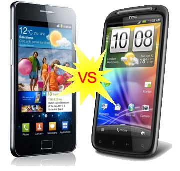 Samsung Galaxy S2 vs HTC Sensation