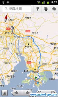 上廣州 Google Maps