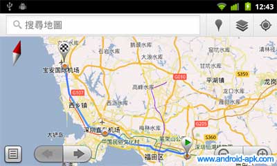 Google Maps 深圳 地图