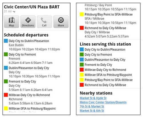 Google Maps Transit