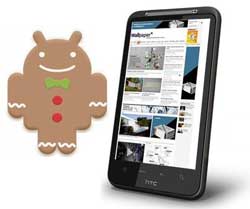 HTC Desire HD Android 2.3 Gingerbread