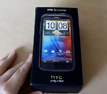 HTC Sensation 開箱, 介紹, 跑分短片