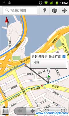 Google 交通路线 隧巴