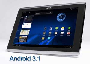 Acer A500 平板 Android 3.1 更新