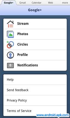 Google+ 手機網頁版