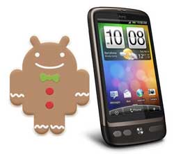 HTC Desire Gingerbread Android 2.3 升級