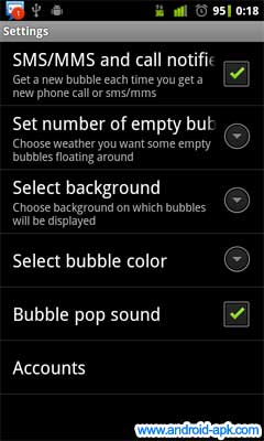 Notification Bubbles 桌布设定