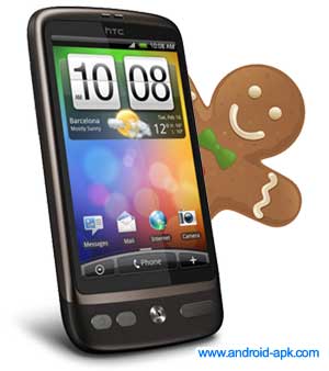 HTC Desire Gingerbread Android 2.3