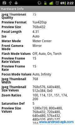 Hardware Info 手机硬件资料