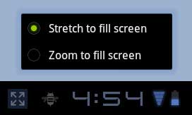 Android 平板 Zoom to fill screen