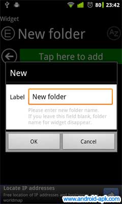 Application Folder 修改名稱