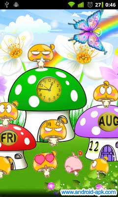 Talking Mushroom 可愛發聲磨菇 Live Wallpaper