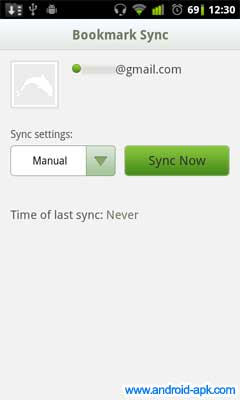 Dolphin Browser HD Bookmark 同步