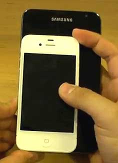 Galaxy Note vs iPhone 4