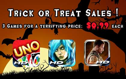 Gameloft trick or treat Sale