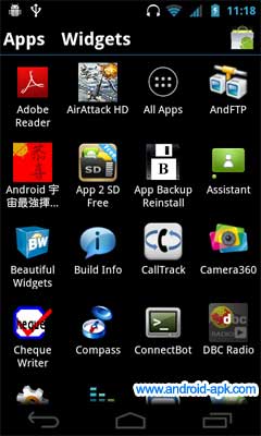 ICS Launcher Apps Tray