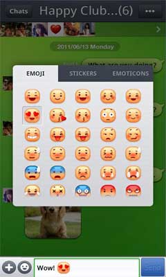 Line emoticons