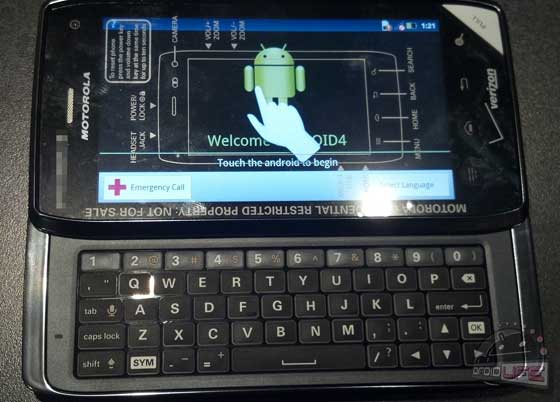 Motorola Droid 4 鍵盤