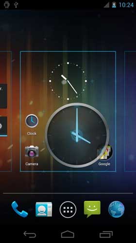 Galaxy Nexus Home Widget