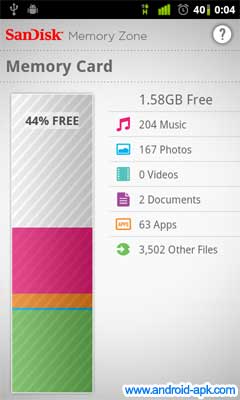 Sandisk Memory Zone Disk Space