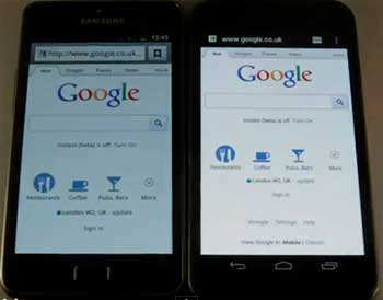Galaxy Nexus vs Galaxy S II
