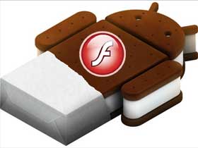 Ice Cream Sandwich Flash Player