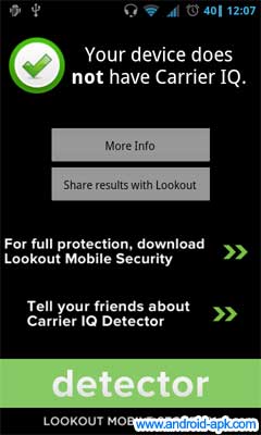 Carrier IQ Detector