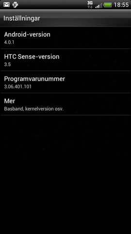 HTC Sensation ICS Android 4.0