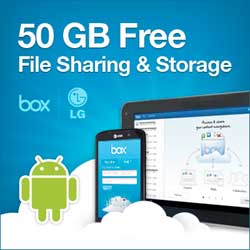LG Box.net 50GB 雲端儲存