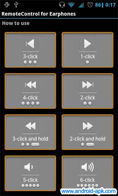 RemoteControl for Earphones 耳机遥控操作