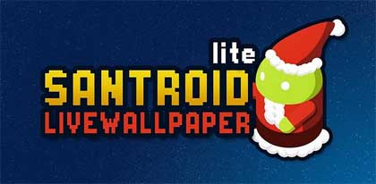 Christmas Santroid Live Wallpaper Android 機械人
