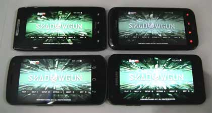ShadowGun 遊戲手機測試