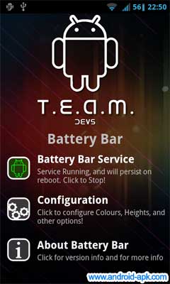 TEAM  Battery Bar 電量列