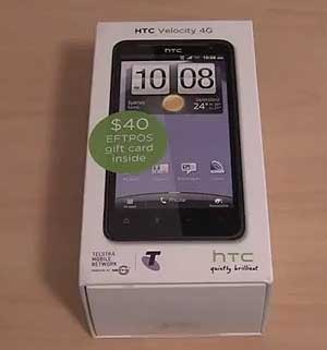 HTC Velocity 4G Unboxing 开箱