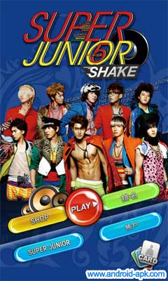 Super Junior SHAKE 音樂遊戲 APP