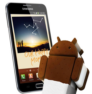 Samsung Galaxy Note Ice Cream Sandwich