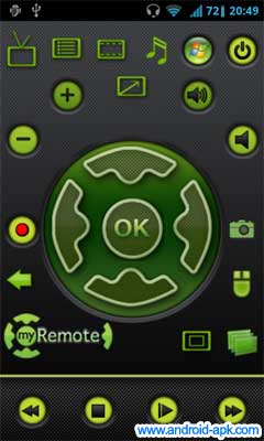 myRemote App 手機遙控電腦 Windows Media Center