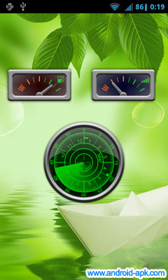 Radar Clock Widget 雷達時鐘