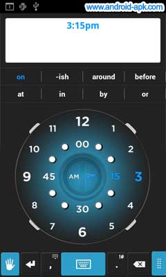 Siine Keyboard Clock 時間輸入