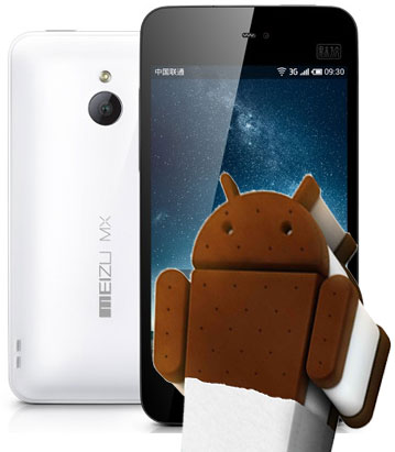 Meizu M9 MX Ice Cream Sandwich Android 4.0