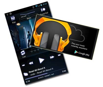 Poweramp Google Music